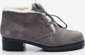 PRADA Dress Boots in 37 in Grey: front