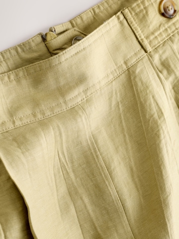 Wide leg Pantaloni con pieghe 'N. Premium' di Next in verde