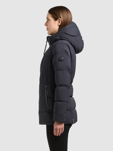 khujo Winterjas 'Rabb2' in Blauw