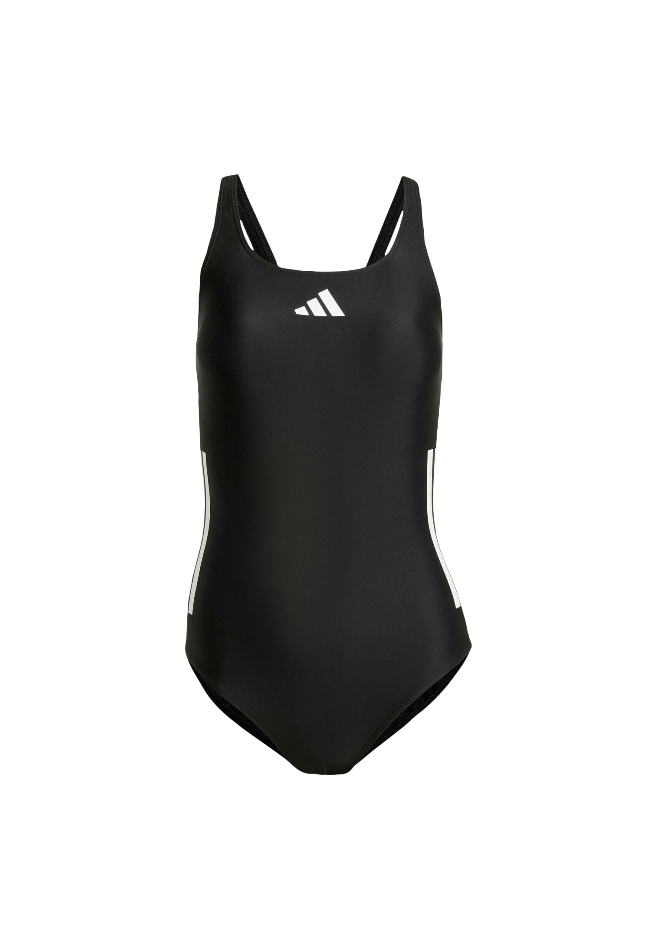 ADIDAS PERFORMANCE Korzetová Sportovní plavky '3-Stripes C-Back' – černá