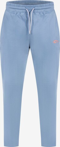 Effilé Pantalon 'Leon' Smilodox en bleu : devant