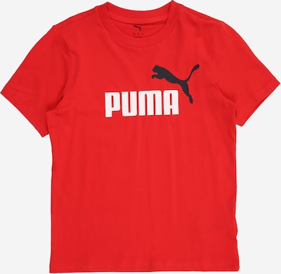 Marškinėliai 'Essentials No. 1' iš PUMA, spalva – raudona / juoda / balta, Prekių apžvalga