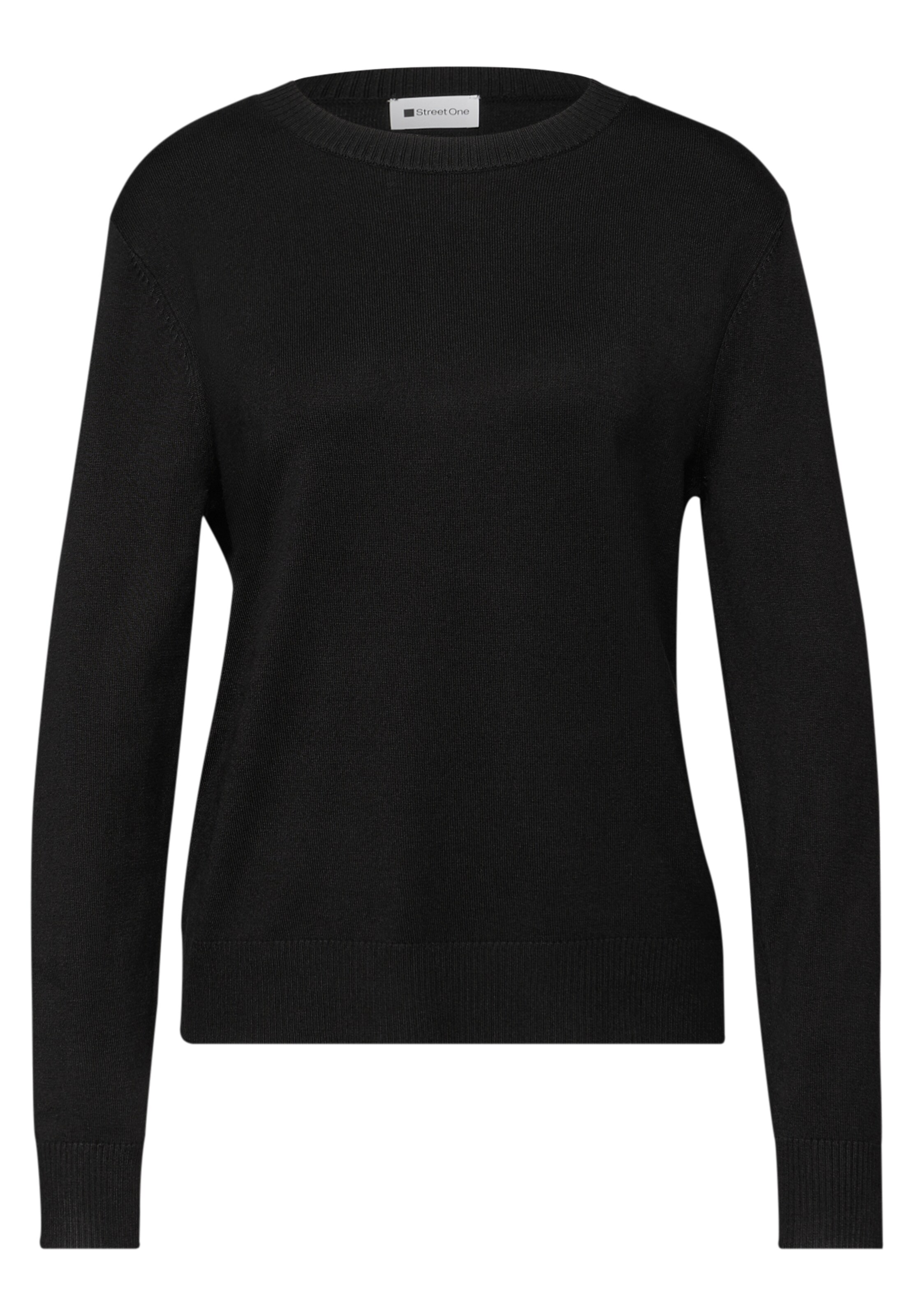 STREET ONE Pullover in Schwarz: Vorderseite