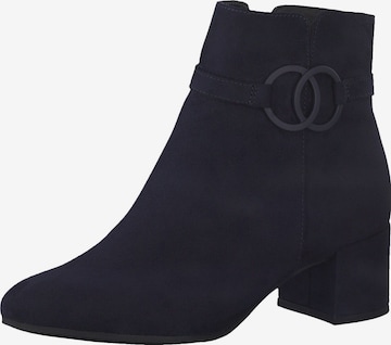 TAMARIS Ankle Boots in Blue: front