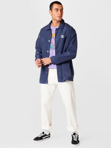 ADIDAS ORIGINALS Regular Fit Jacke in Blau