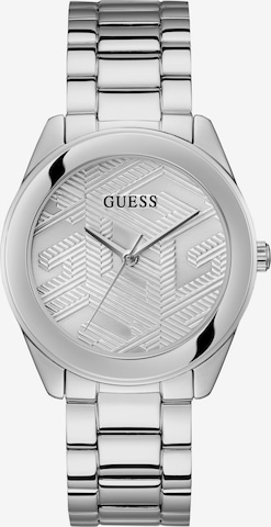GUESS Analoguhr in Silber: Vorderseite