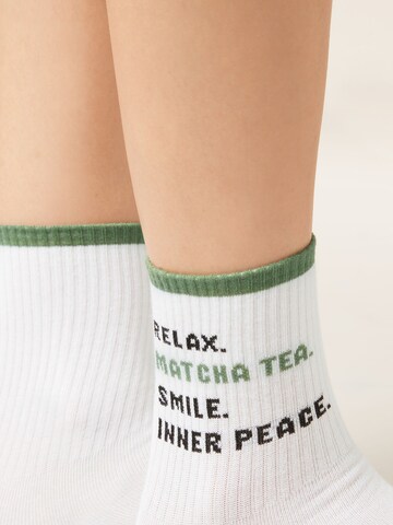 CALZEDONIA Socks 'Wellness' in White