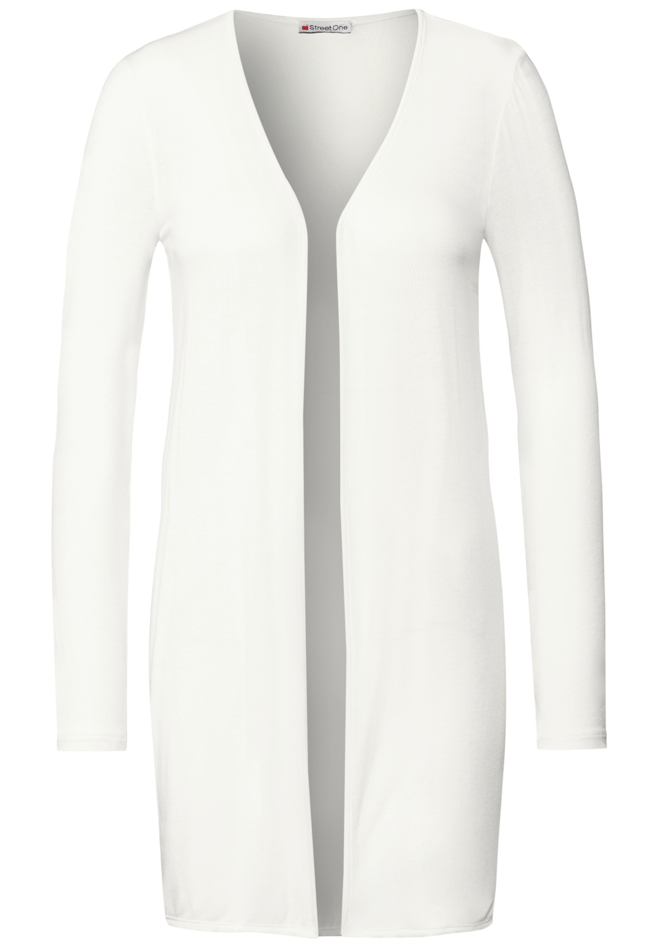 STREET ONE Offene Jacke in Weiß: Vorderseite