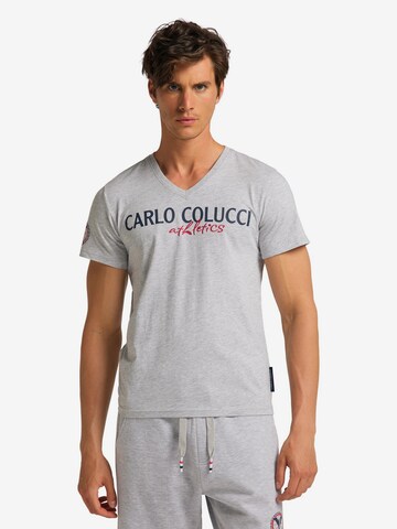 Carlo Colucci Shirt 'Conte' in Grau: predná strana