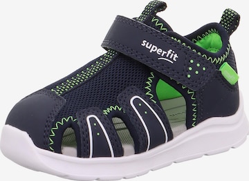 SUPERFIT - Sandália 'Wave' em azul: frente