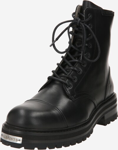 AllSaints Μπότες με κορδόνια 'HANK' σε μαύρο, Άποψη προϊόντος