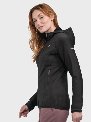 Schöffel Functionele fleece jas 'Cascata' in Zwart