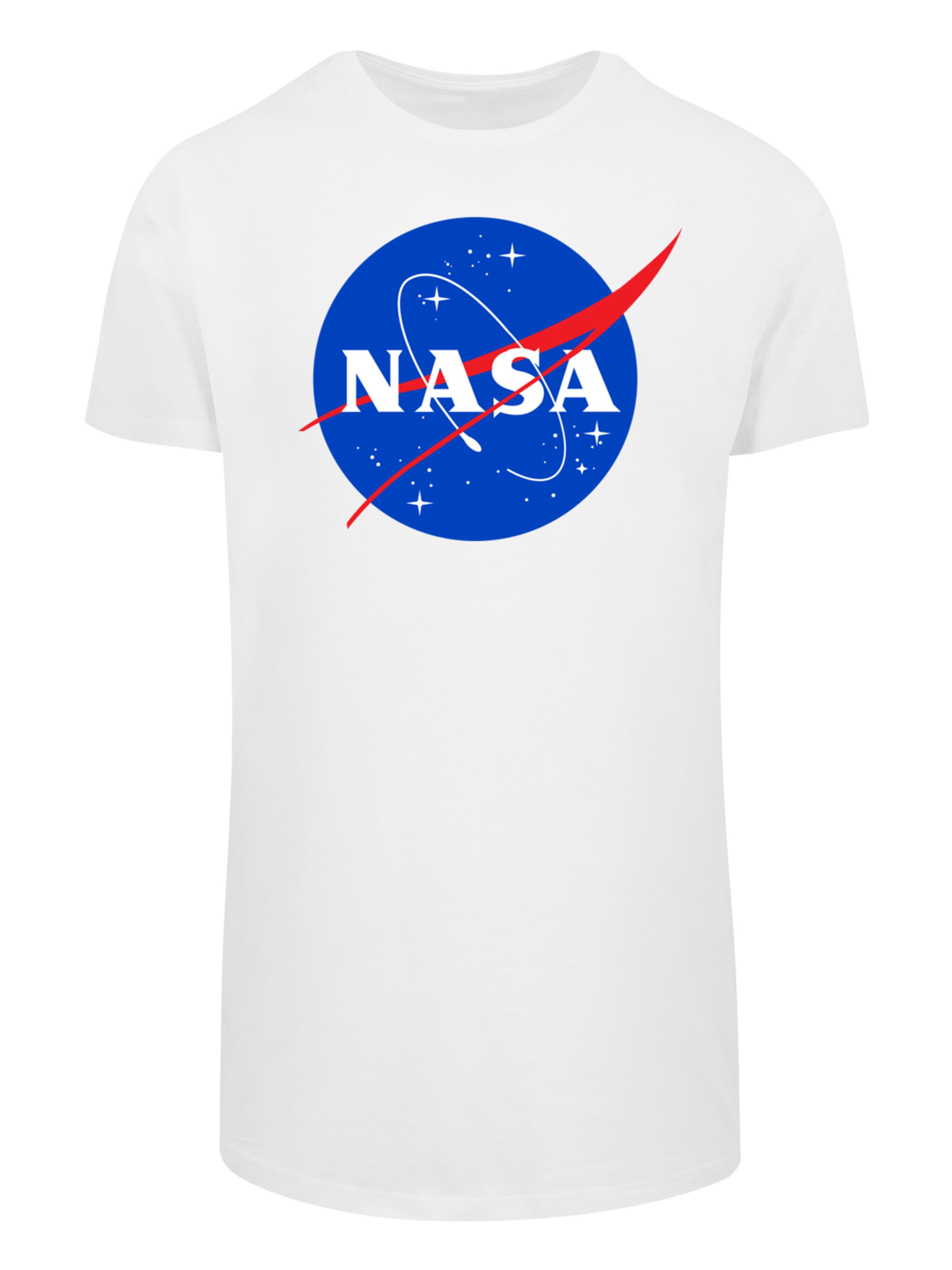F4NT4STIC Shirt 'NASA Classic Insignia' in White: front