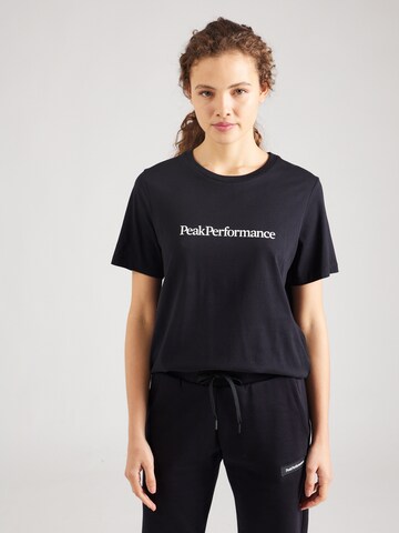 T-shirt fonctionnel PEAK PERFORMANCE en noir