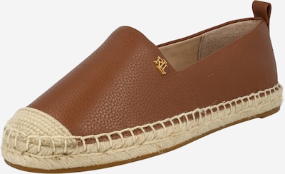 Espadrilės iš Lauren Ralph Lauren, spalva – smėlio spalva / ruda / Auksas, Prekių apžvalga
