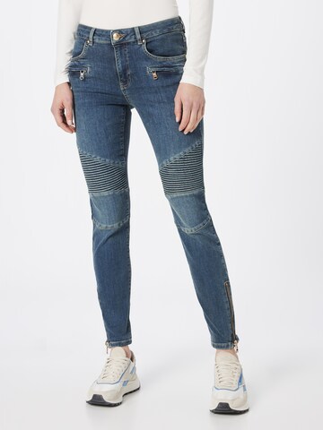 MOS MOSH Slimfit Jeans in Blauw: voorkant
