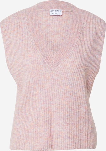 CATWALK JUNKIE Sweater 'BLAKE' in Pink: front