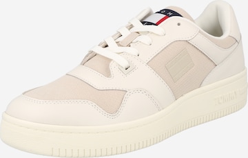 Tommy Jeans - Zapatillas deportivas bajas en beige: frente