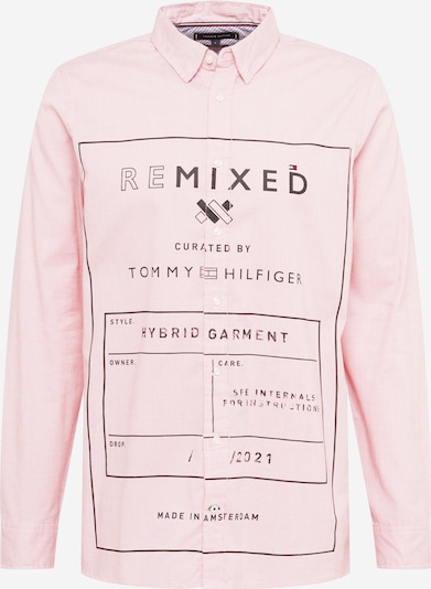 Tommy Remixed Button Up Shirt in Pink / Black / White, Item view