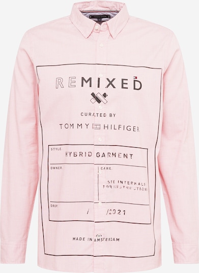 Tommy Remixed Chemise en rose / noir / blanc, Vue avec produit