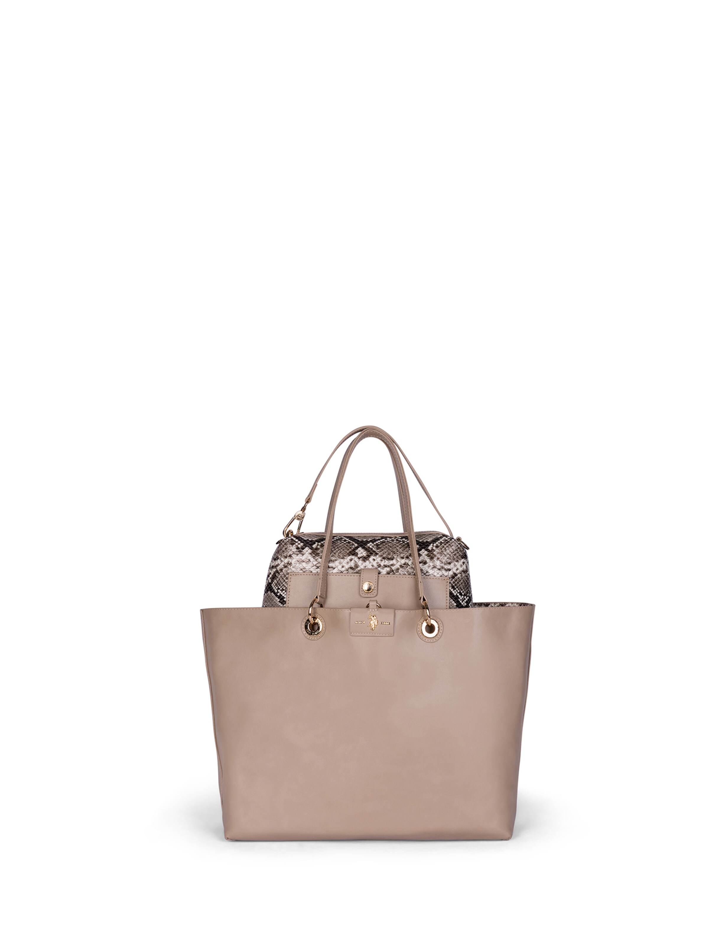 U.S. POLO ASSN. Shopper in Beige: front