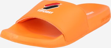 Superdry - Sapato de praia/banho 'Code Essential' em laranja: frente