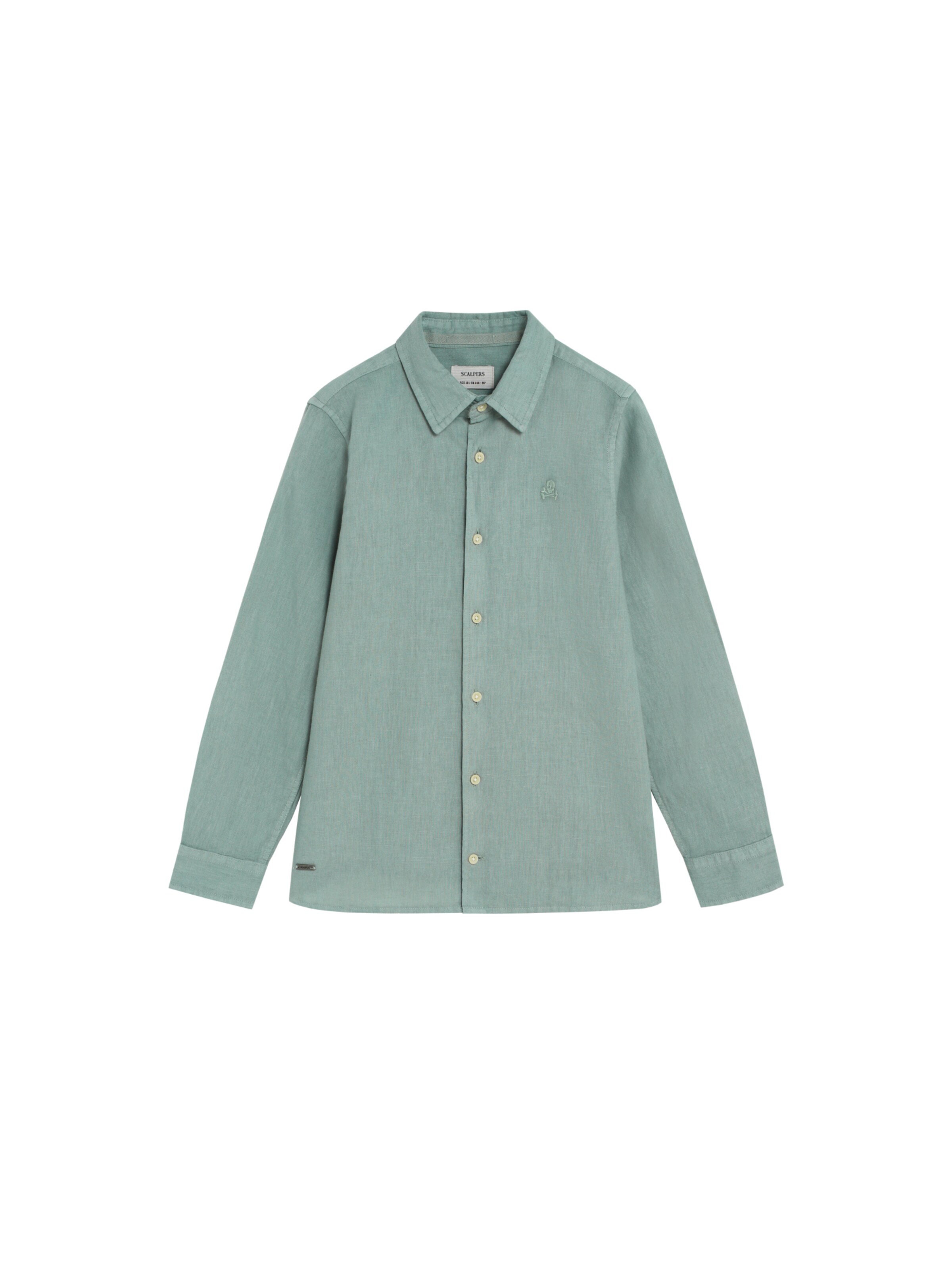 Scalpers Regular fit Skjorta i grön: framsida