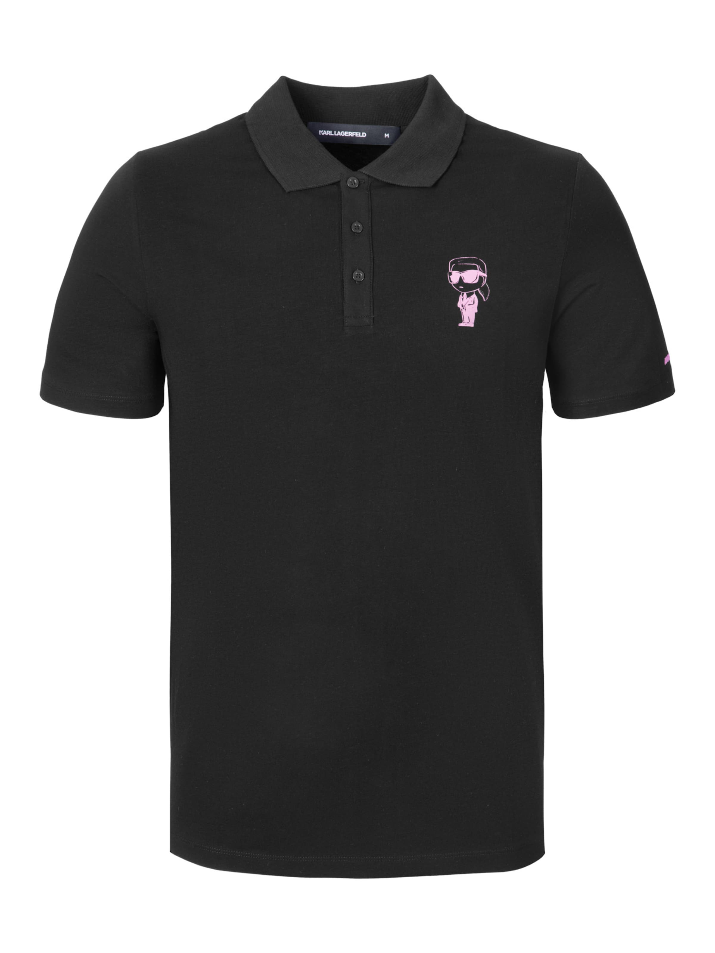 Karl Lagerfeld - Camisa em preto: frente