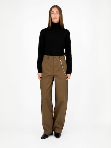 Ivy Copenhagen Regular Broek ' IVY-Katee ' in Bruin
