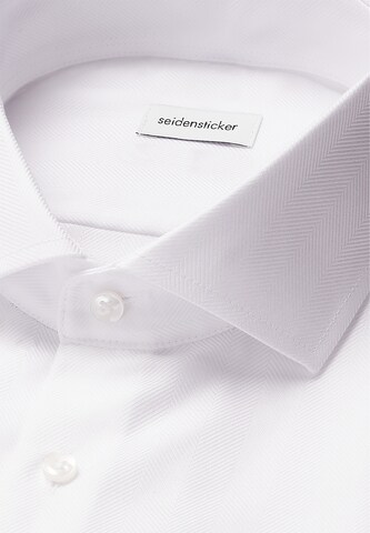 SEIDENSTICKER Slim Fit Business Hemd in Weiß