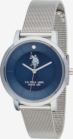 U.S. POLO ASSN. - Reloj analógico 'Amalia' en plata: frente