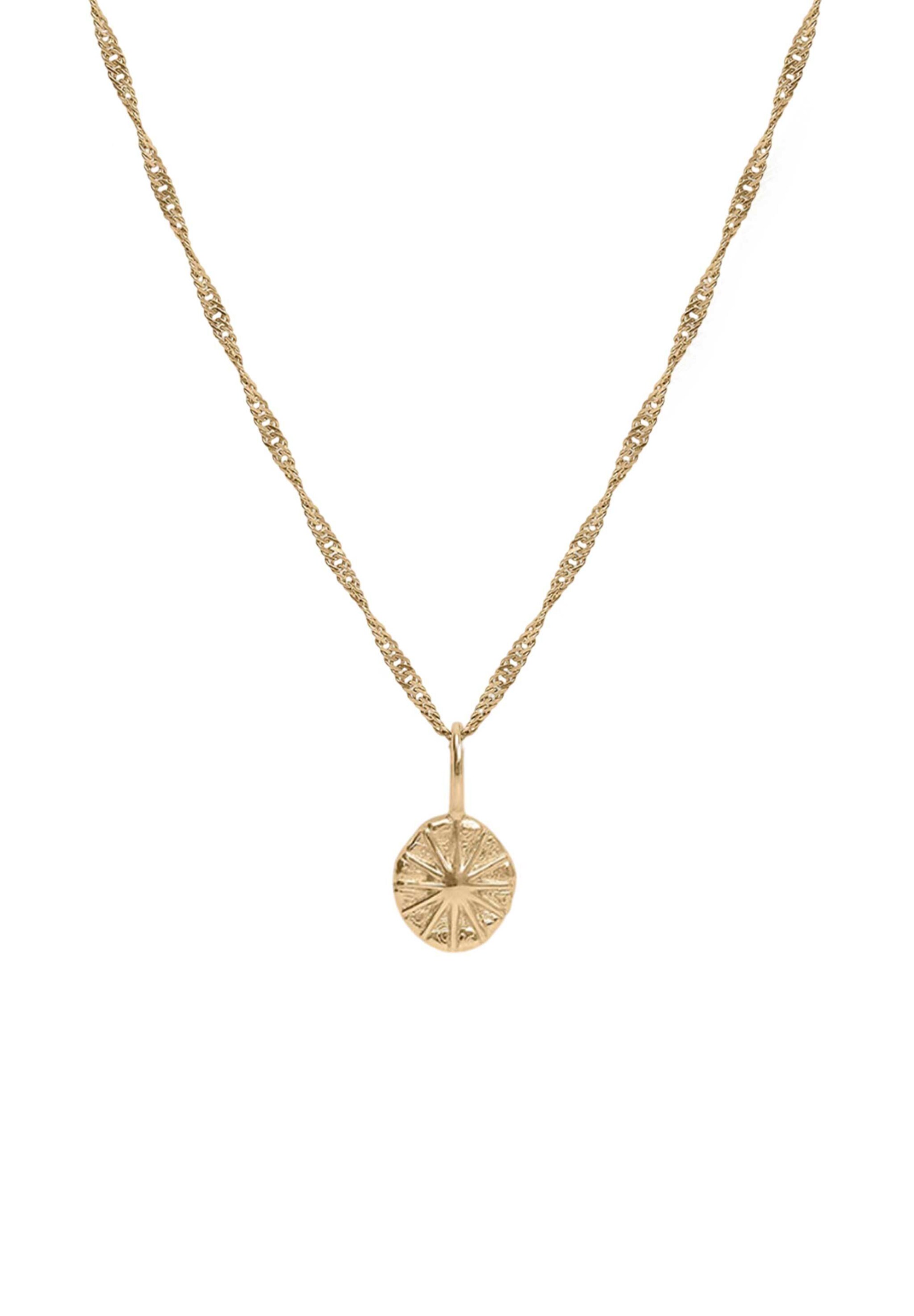 Stilnest Necklace 'Solar Eclipse' in Gold: front