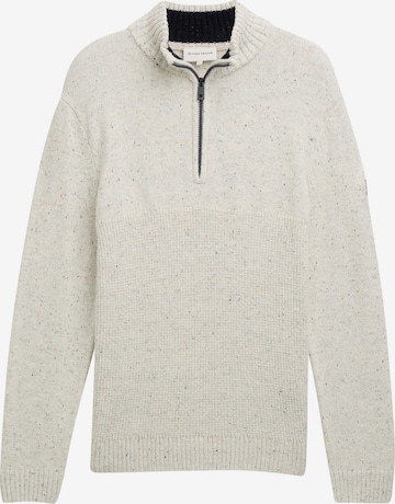 TOM TAILOR Trui in Wit: voorkant