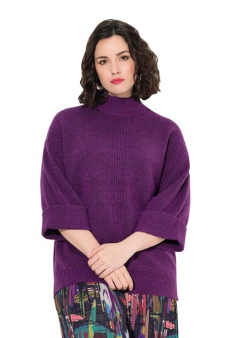Ulla Popken Pullover in Lila: Vorderseite