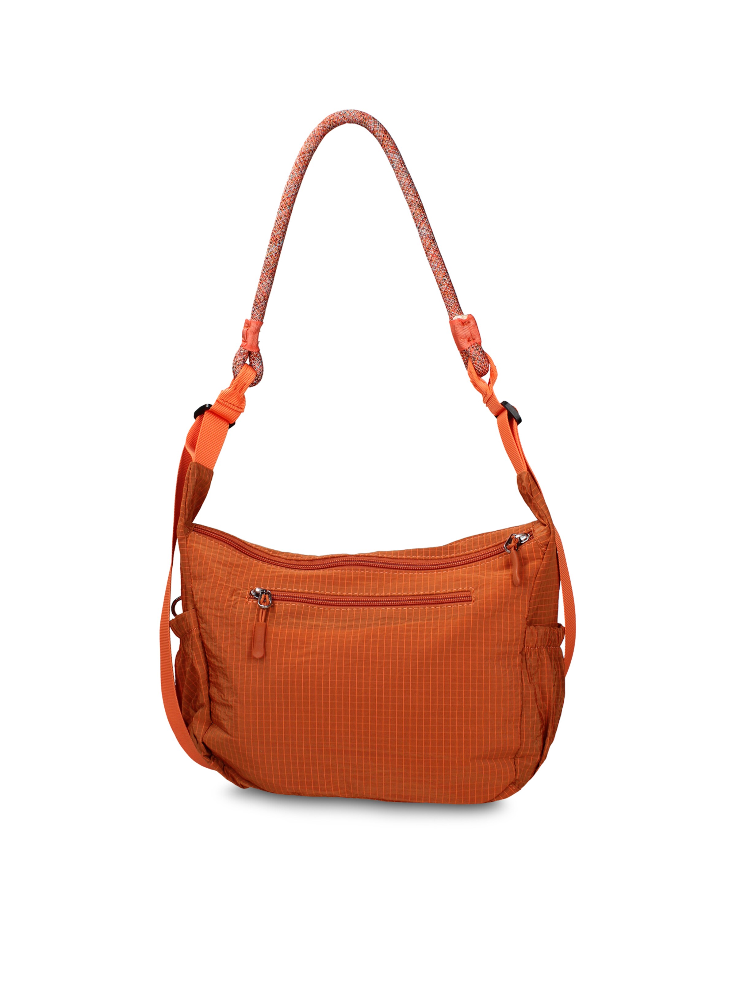 Borsa a spalla 'Borsa a Spalla Donna Gianmarco Venturi Pelle Vegana PU con Zip' di GianMarco Venturi in arancione