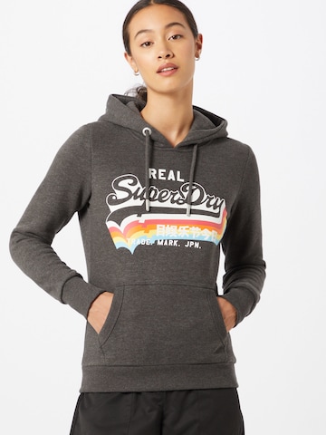 Superdry Tréning póló - szürke: elől