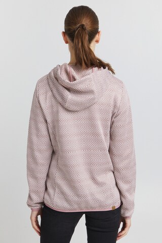 Oxmo Fleece jas 'Pebbles' in Roze