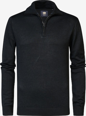 Petrol Industries Trui 'Dillingham' in Zwart: voorkant