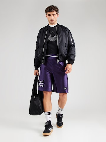 Loosefit Pantalon 'GRFX' ADIDAS ORIGINALS en violet
