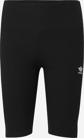 ADIDAS ORIGINALS Skinny Leggings 'ESS' in Zwart: voorkant