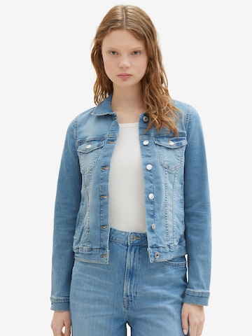 TOM TAILOR DENIM Jacke in Blau: predná strana