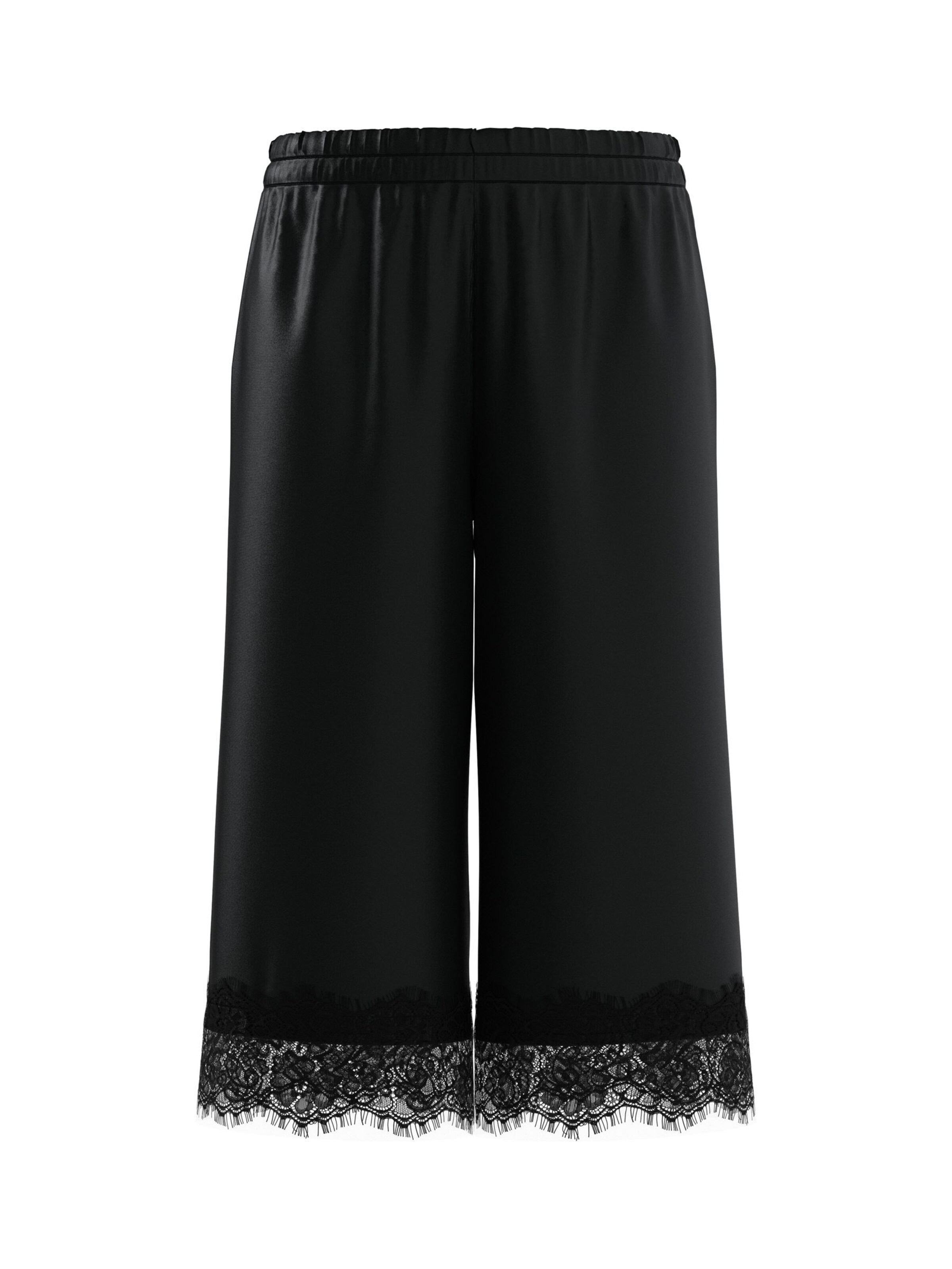 HYPEDROP Wide Leg Bukser 'Leah' i sort: forside