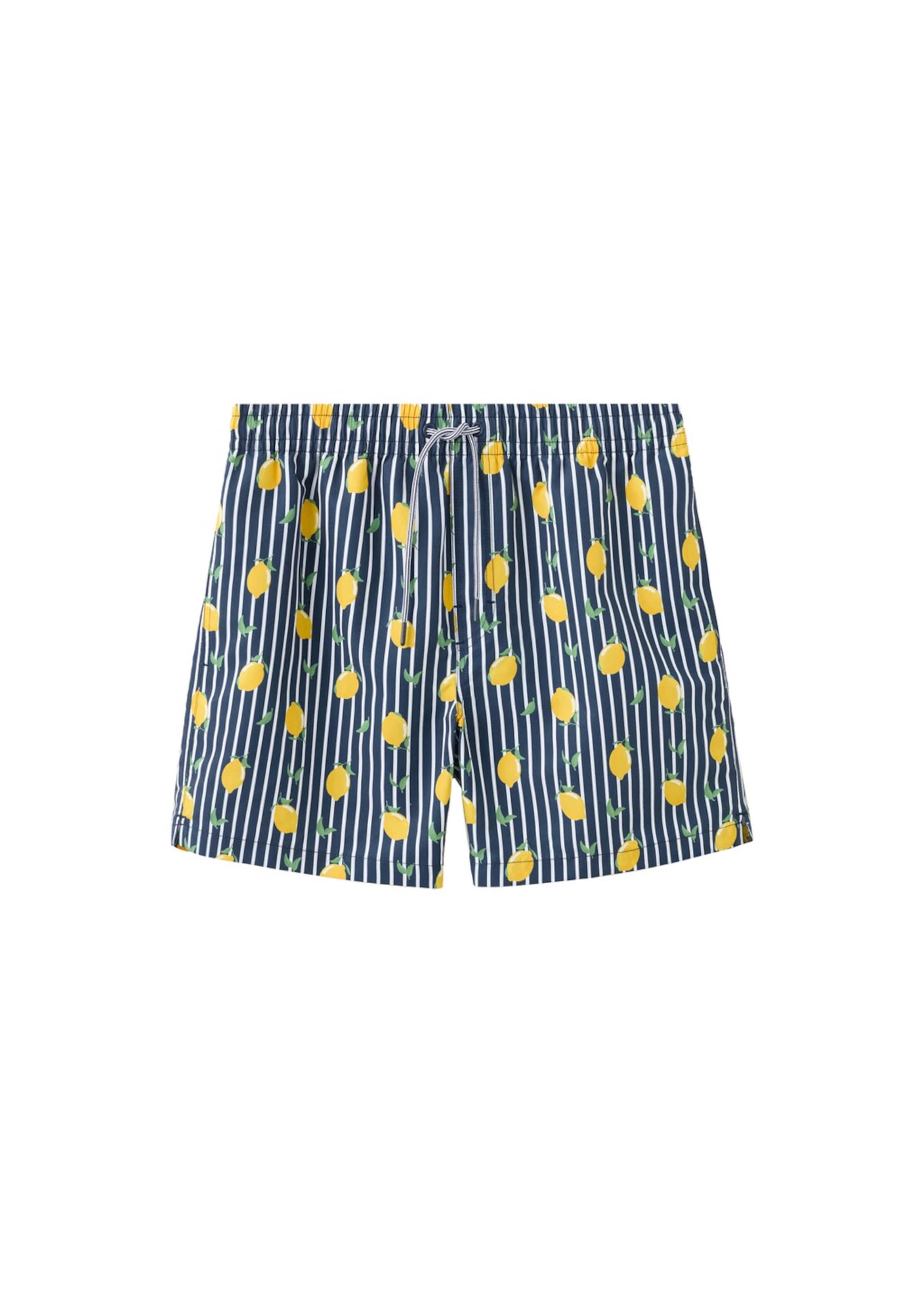 MANGO TEEN Board Shorts 'Citrus' in Blue: front