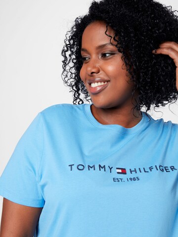 Tommy Hilfiger Curve Shirt in Blauw