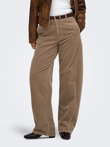ONLY Vat Broek 'ONLClair-Flora' in Grijs: voorkant