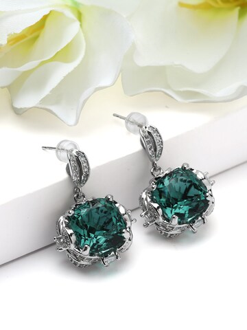 Boucles d'oreilles 'Dravina' AVANT-GARDE PARIS en vert