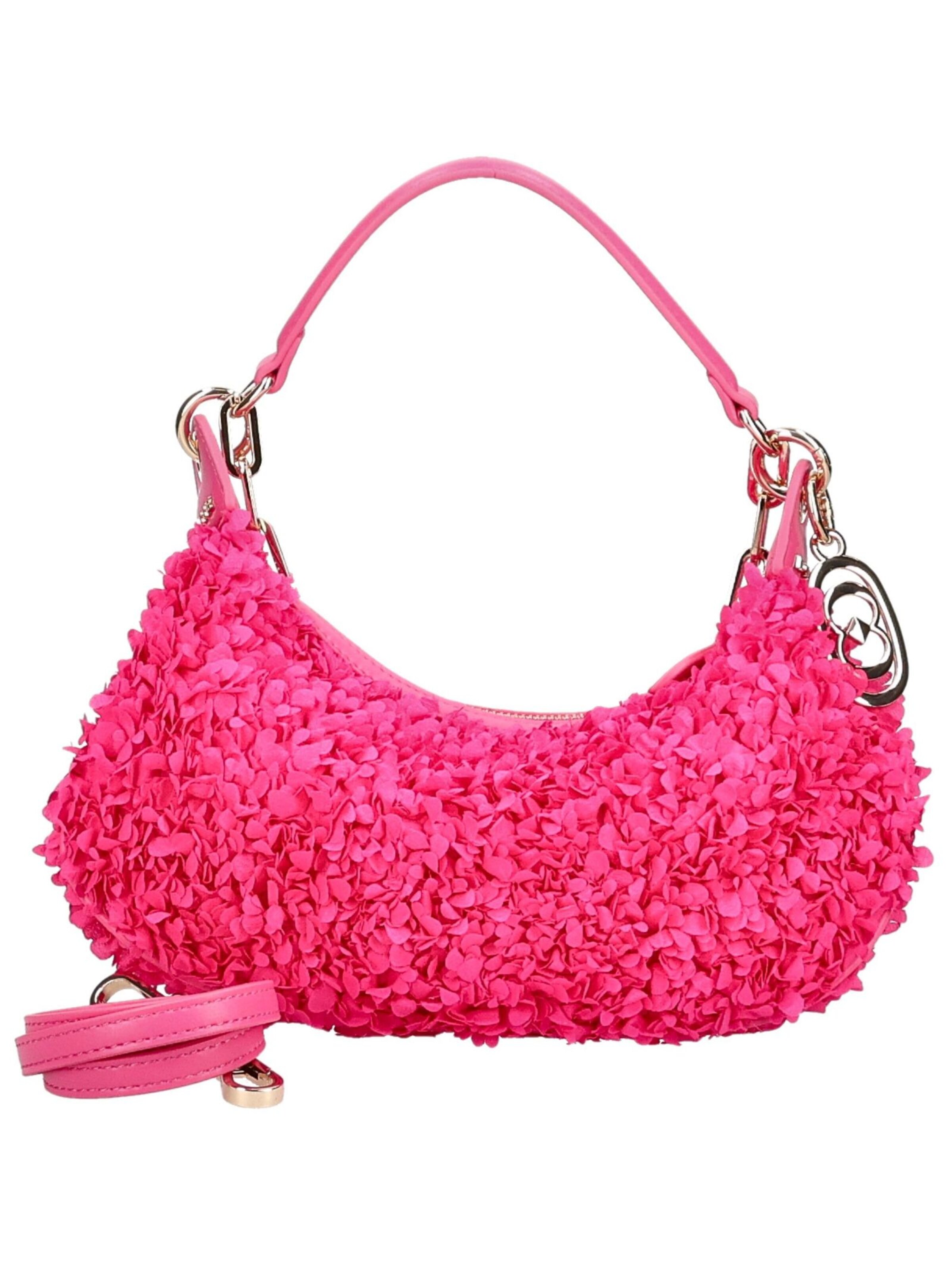 La Carrie Handbag in Pink: front