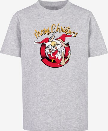ABSOLUTE CULT T-Shirt 'Looney Tunes - Lola Merry Christmas' in Grau: predná strana