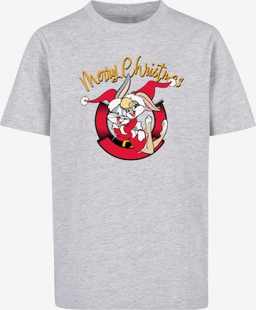 ABSOLUTE CULT Shirt 'Looney Tunes - Lola Merry Christmas' in Grey: front