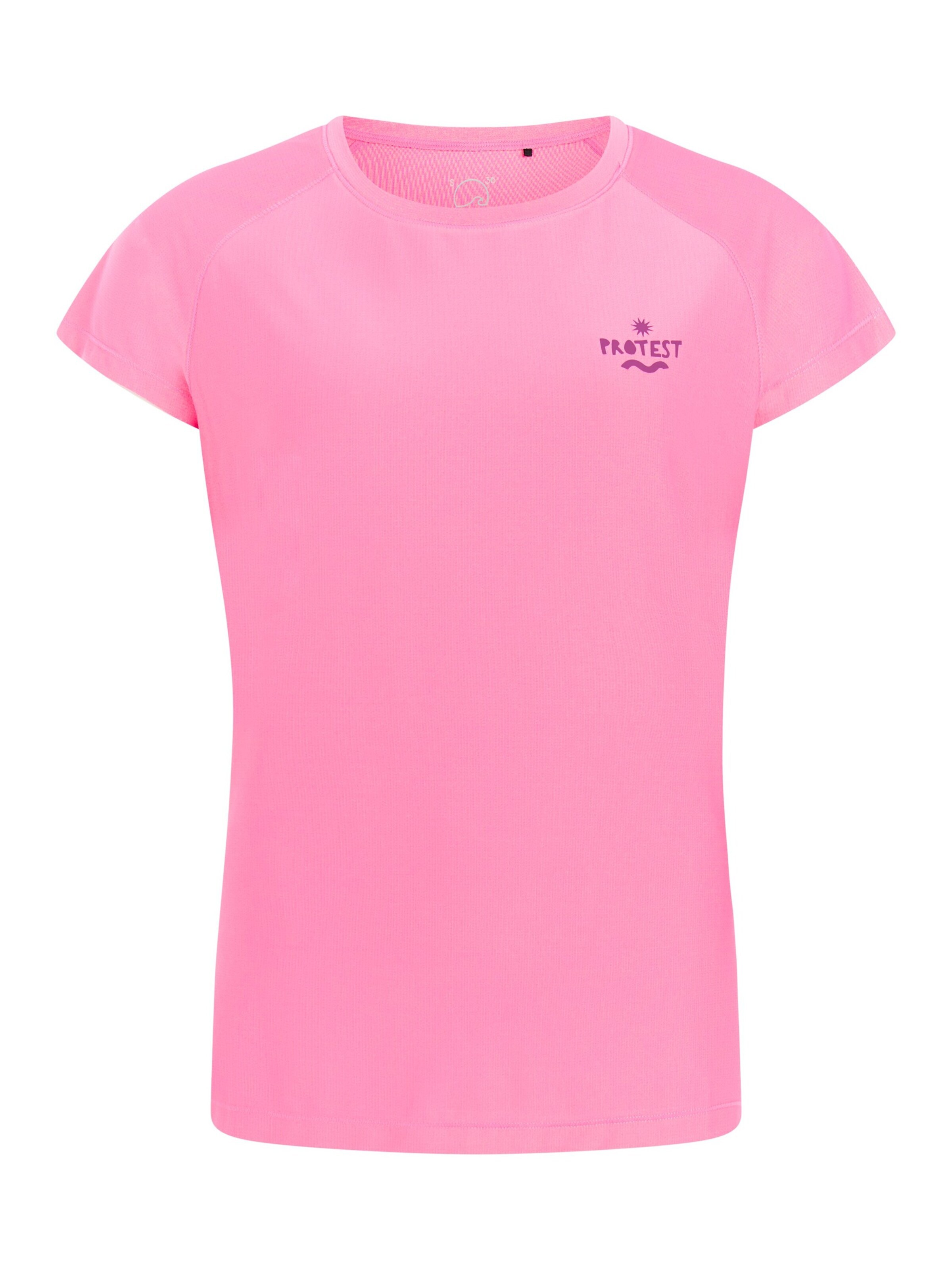 PROTEST Funktionsshirt 'PRTCal'‌‌‌ in Pink: Vorderseite